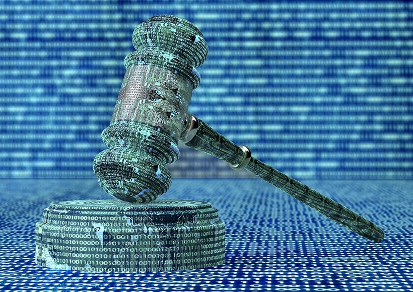 legal computer judge concept, cyber gavel,3D illustration Liability Without Actual Damage For Cyber-Breach