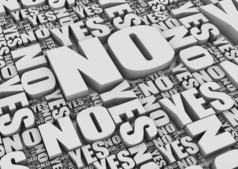 No yes no graphic