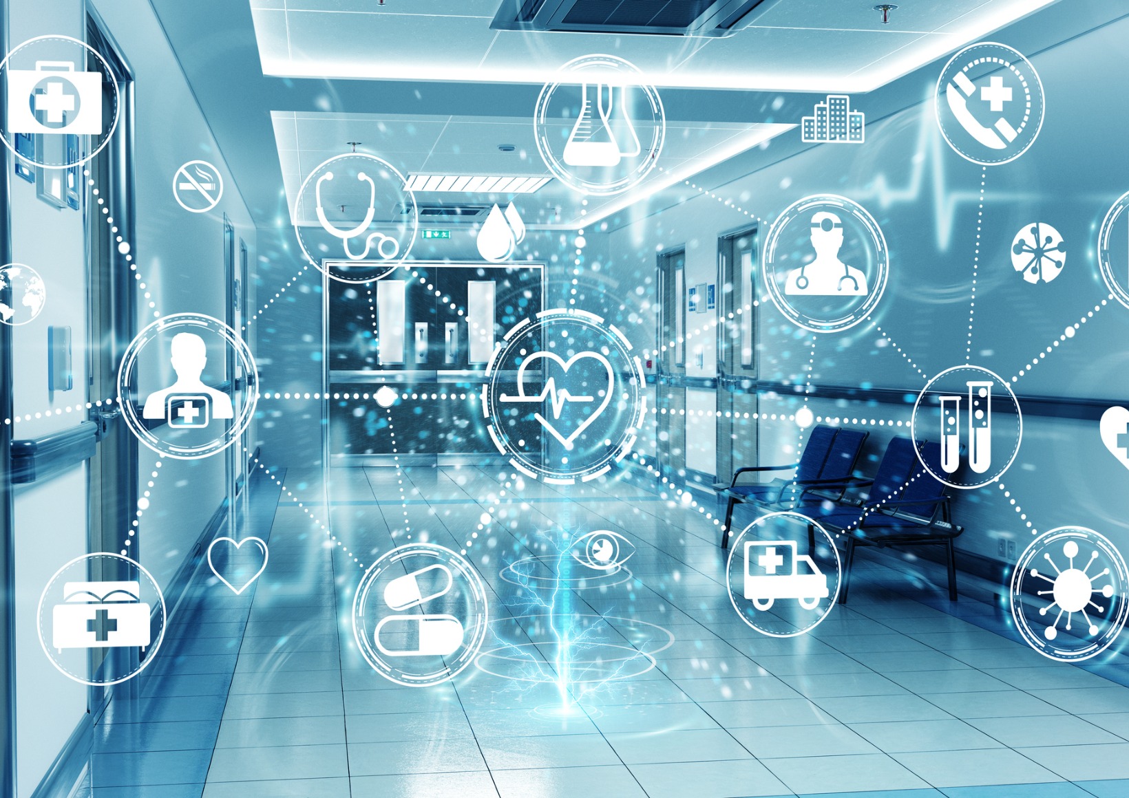 hospital-blue-corridor-with-digital-medical-infographics-and-charts-3d-rendering.jpg_s=1024x1024&w=is&k=20&c=UtsR0qZhSsyOow9l5GYraFR99b-eKchdDk9L_FlnM2c= AI's Impact on Healthcare Cybersecurity and Strategies for Risk Managers
